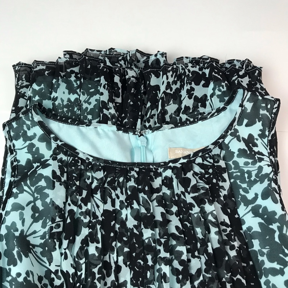 Banana Republic Dress Blue Black Sleeveless size 2 - Picture 12 of 14